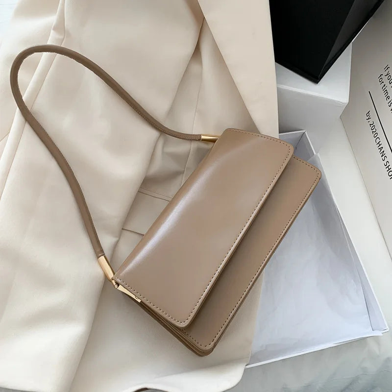 PU Saddle Shoulder Bag