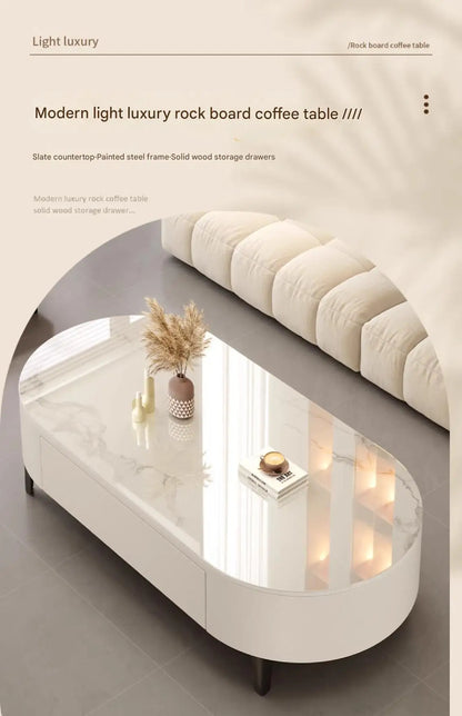 Modern Oval Coffee Table