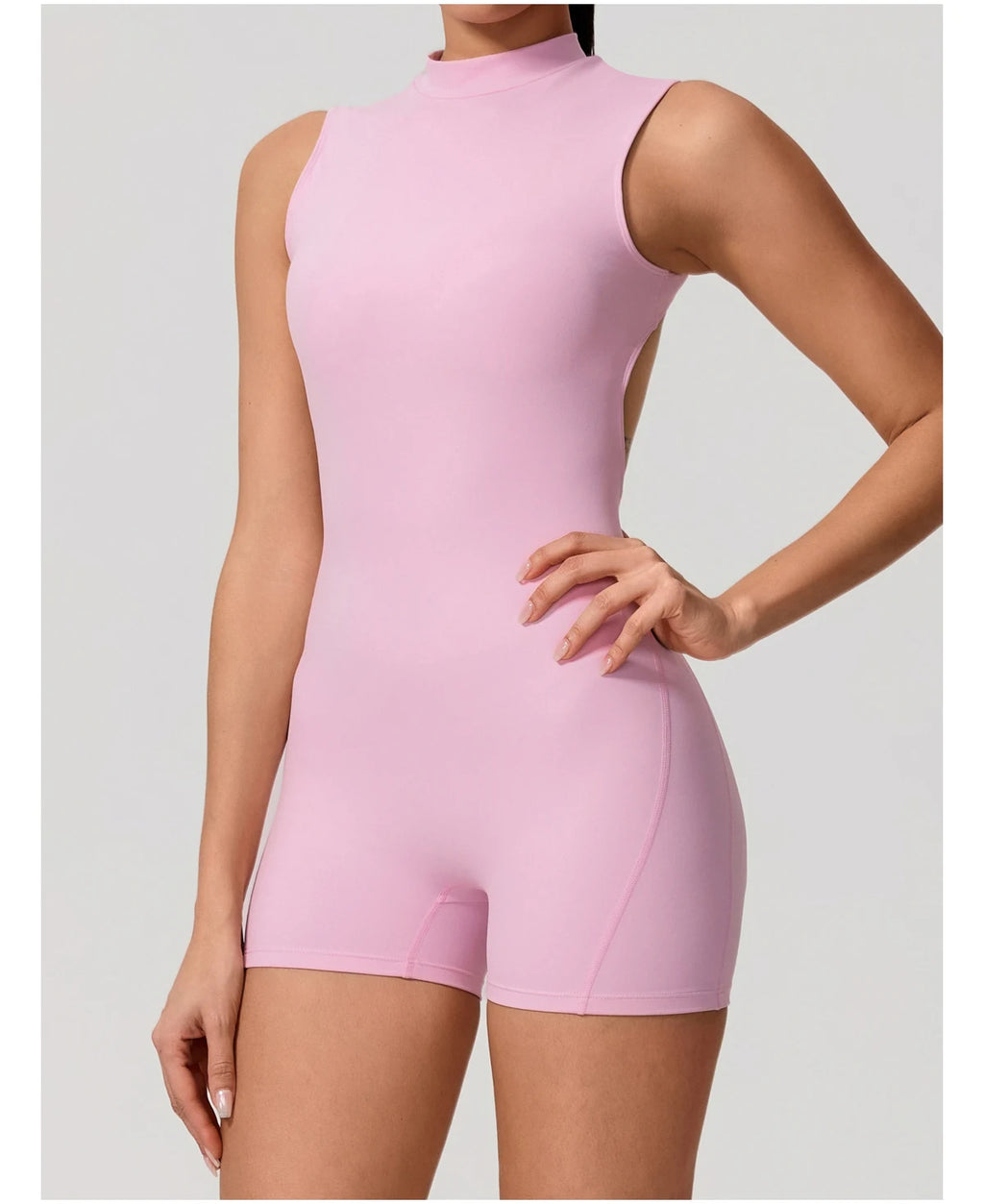 High Waist Scrunch Sports Jumpsuit