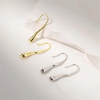 Waterdrop Gold Dangle Earrings