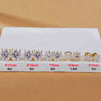 Oval Cut Moissanite Earrings
