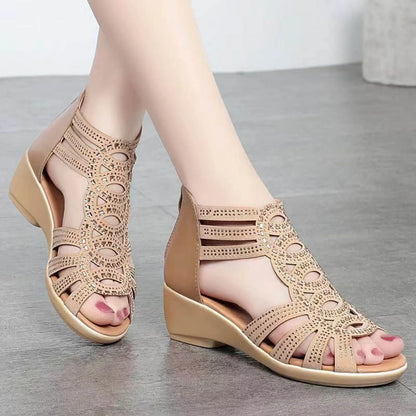 Open Toe Wedge Sandals
