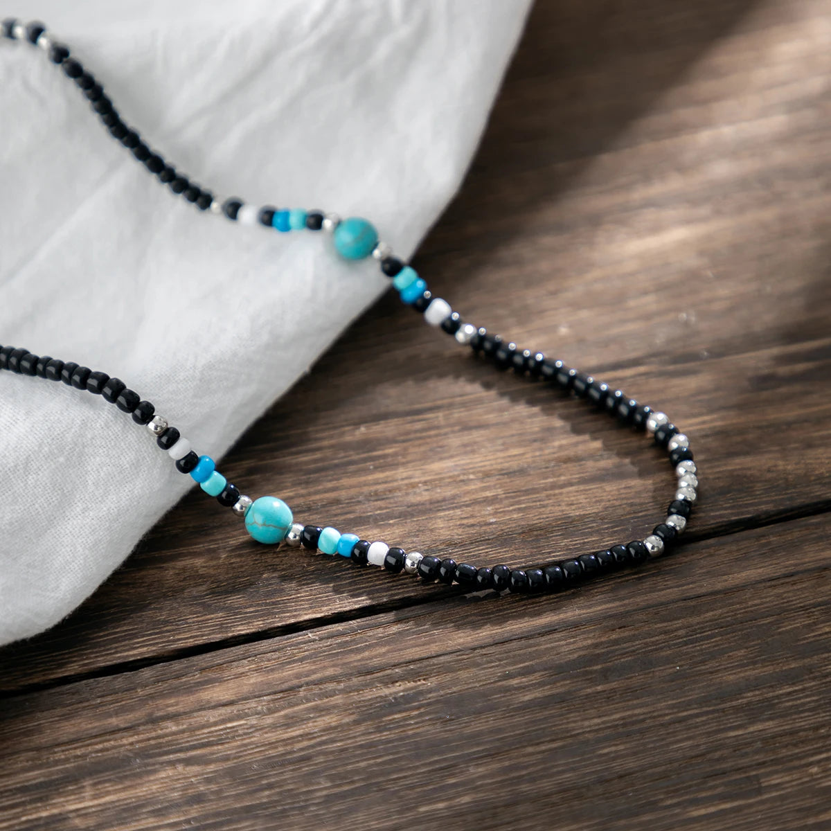 Salircon Rice Bead Necklace
