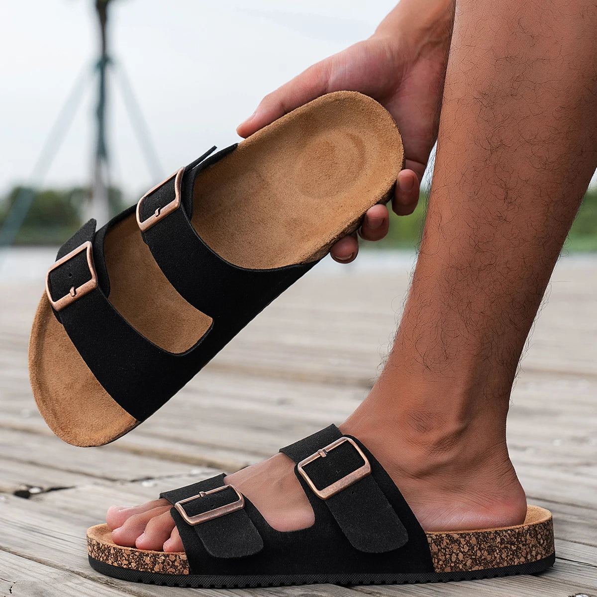 Buckle Strap Beach Sandals