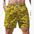 Funny Duck 3D Board Shorts