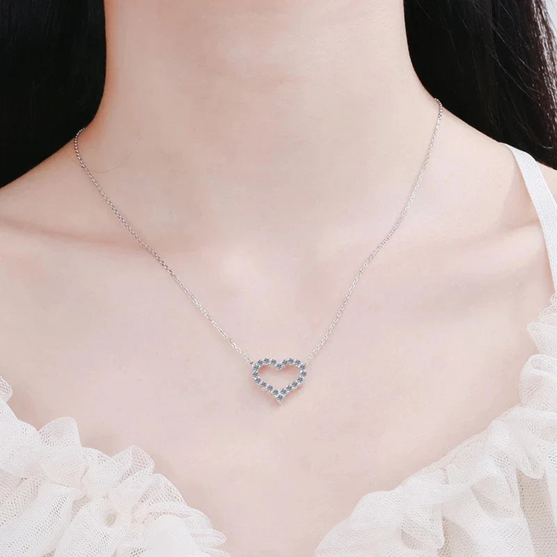 Zircon Clavicle Chain Necklace