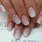 Elegant Short Red Nails