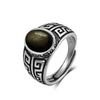 Intgem Labradorite Moonstone Ring