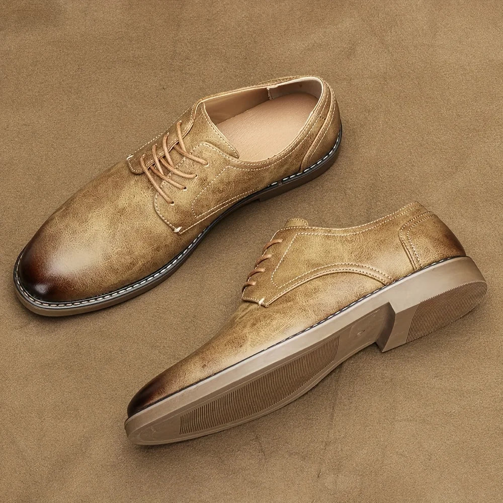 Lace-Up Everyday Leather Shoes