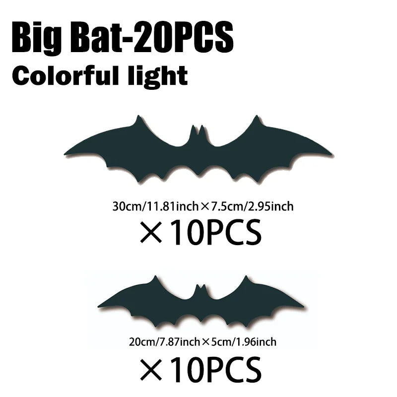 Glowing Bat Wall Decals