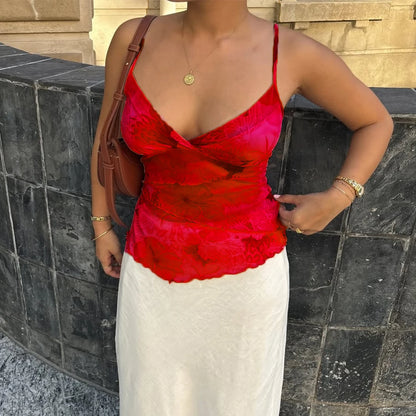 Vintage Floral Boho Top