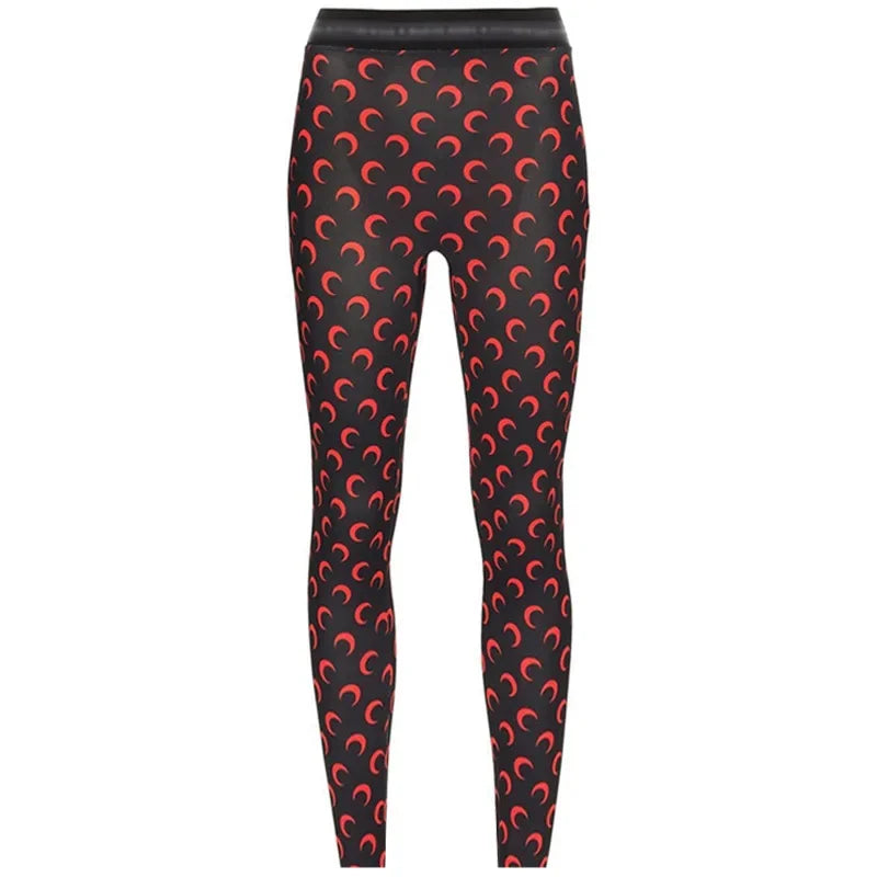 Thin Seamless Printed Leggings