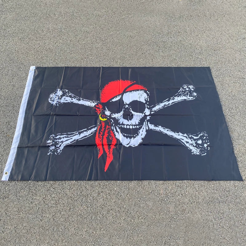 Skull and Crossbones Pirate Flag