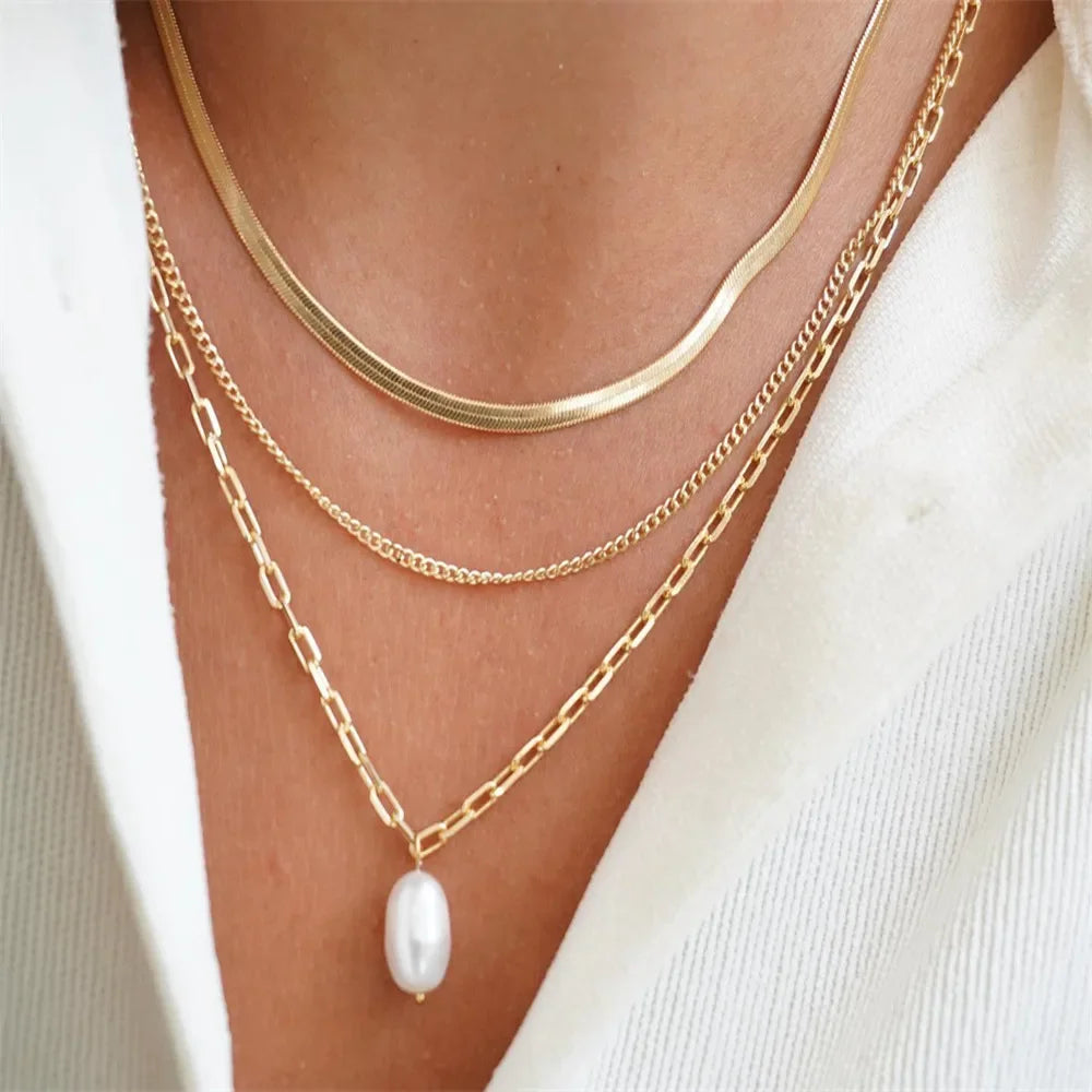 Multilevel Hip Hop Necklace