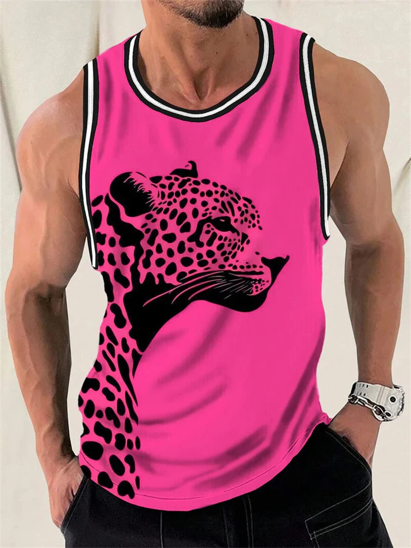 Leopard Print Streetwear Tank Top