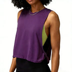 Mesh Sleeveless Yoga Top