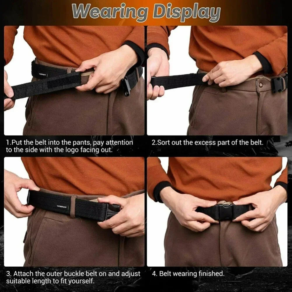 Tactical military nylon belt