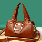 Elegant PU Boston Bag