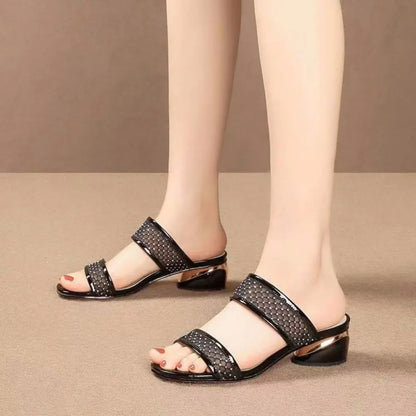 Square Head Summer Sandals