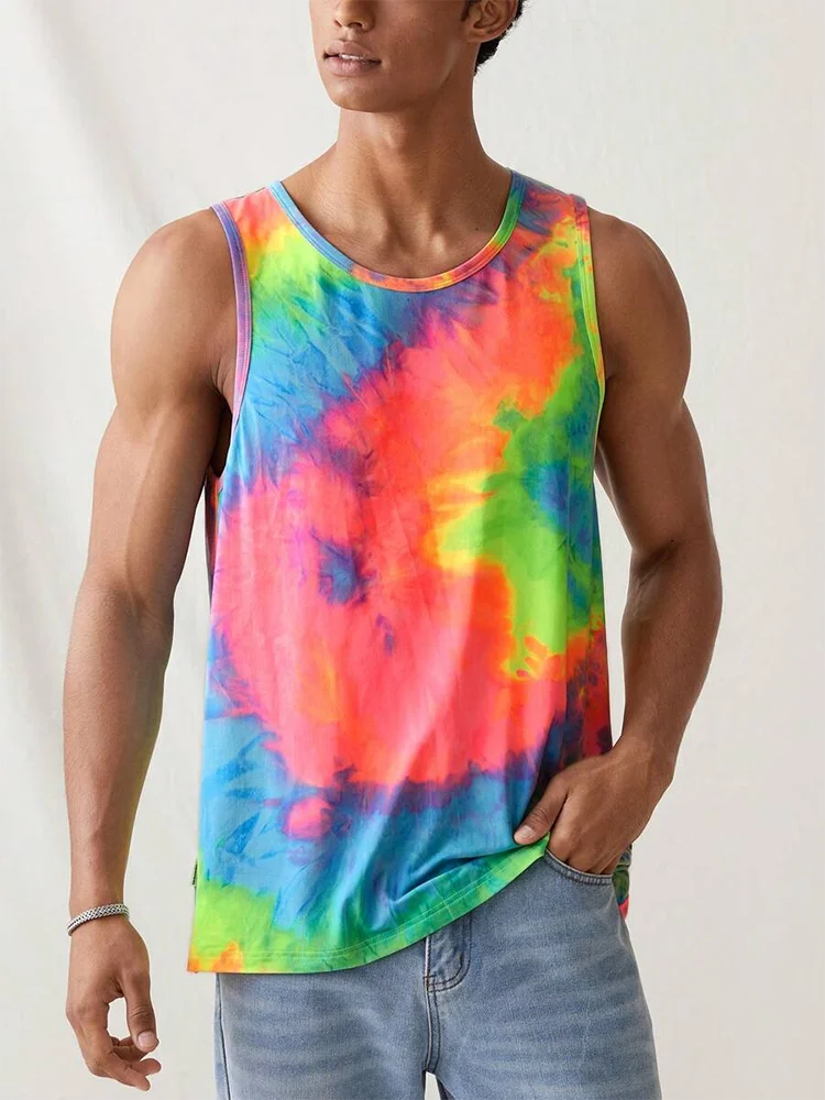 Street Graffiti Print Tank Top