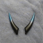 Gradient Devil Horns Hair Clip