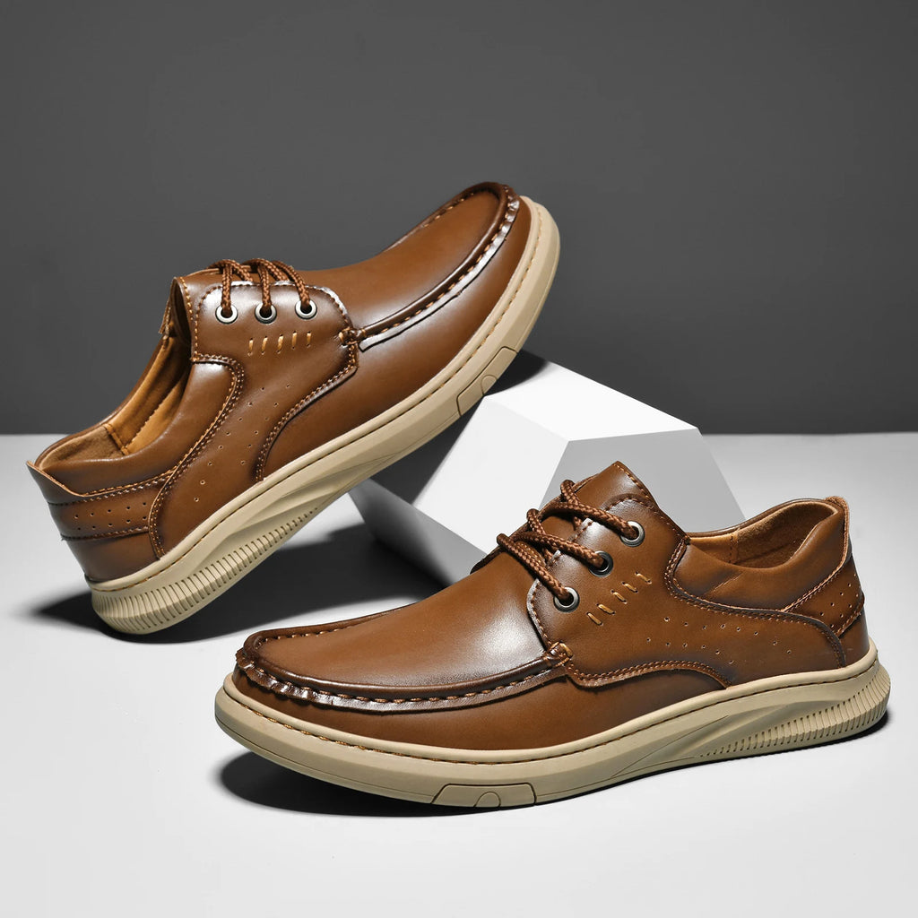 Split Leather Business Shoes