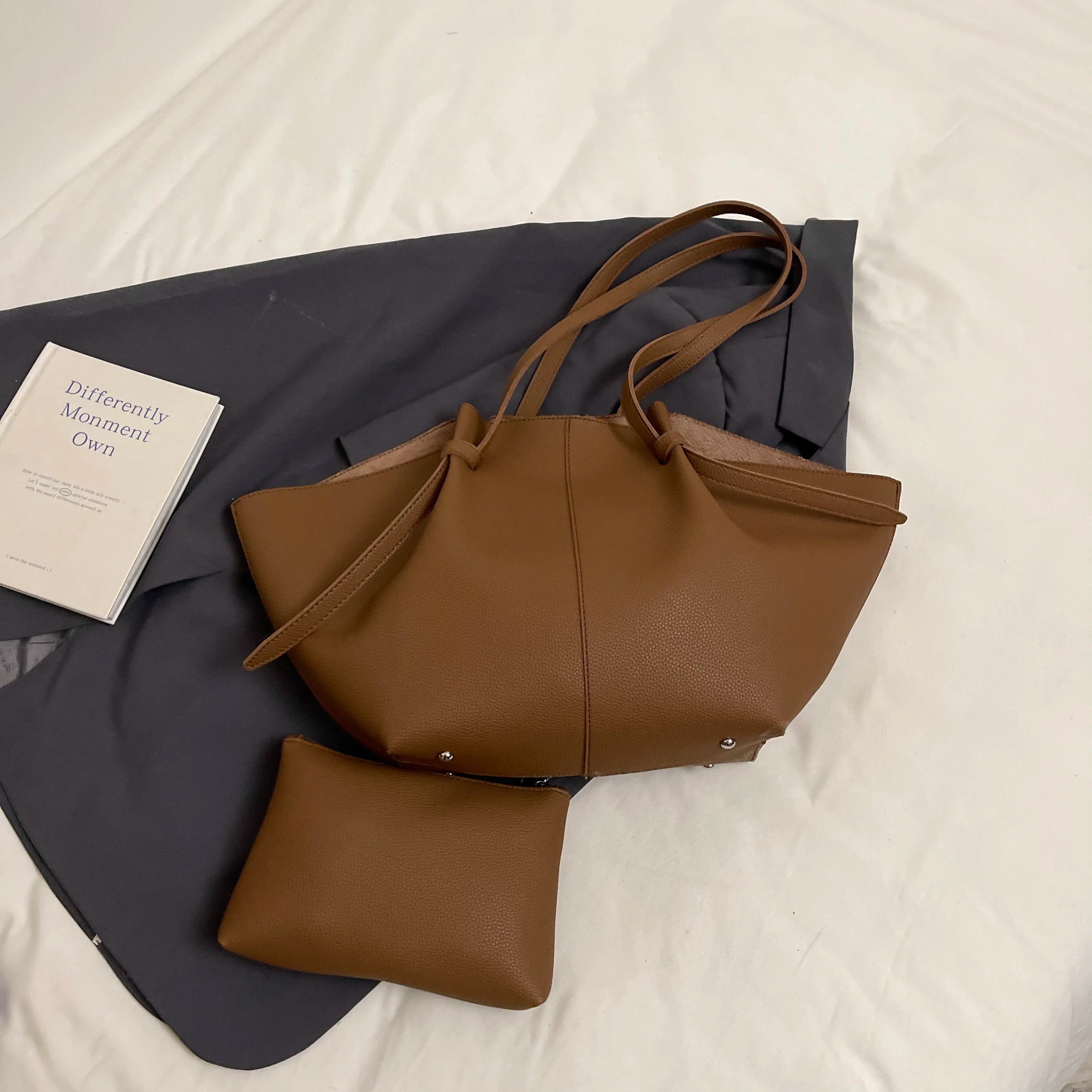 Branded Designer 2-IN-1 Shoulder Tote Bag for Women