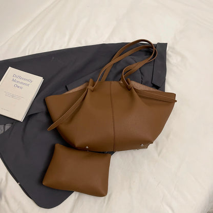Branded Designer 2-IN-1 Shoulder Tote Bag for Women