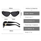 Luxury Cat Eye Sunglasses for Women