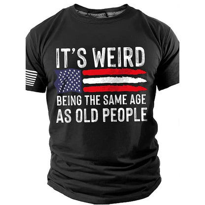 USA Patriotic Round Neck Tee