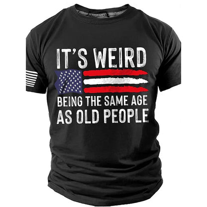 USA Patriotic Round Neck Tee