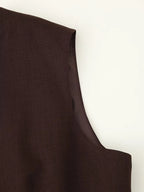 Button Vest Coat