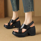 Women Platform Hook Sandals