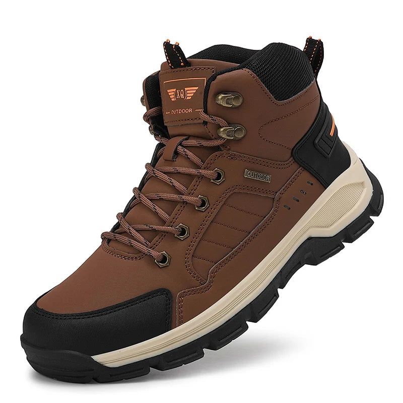 Waterproof Leather Desert Ankle Boots