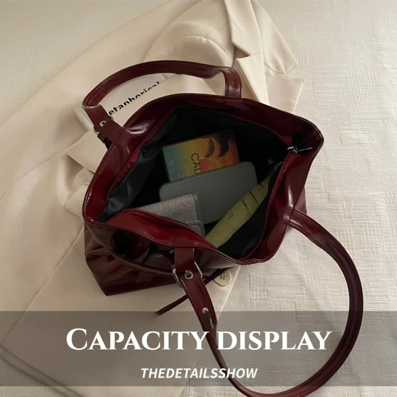 PU Leather Casual Tote