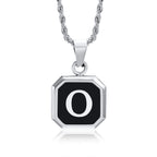 Initials Letter Pendant Necklace