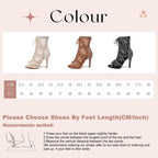 Rhinestone Latin Dance Boots