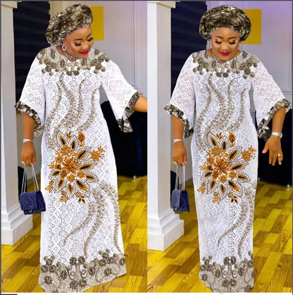 Elegant Kaftan Maxi Dress