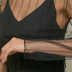 Transparent Mesh Star Shirt