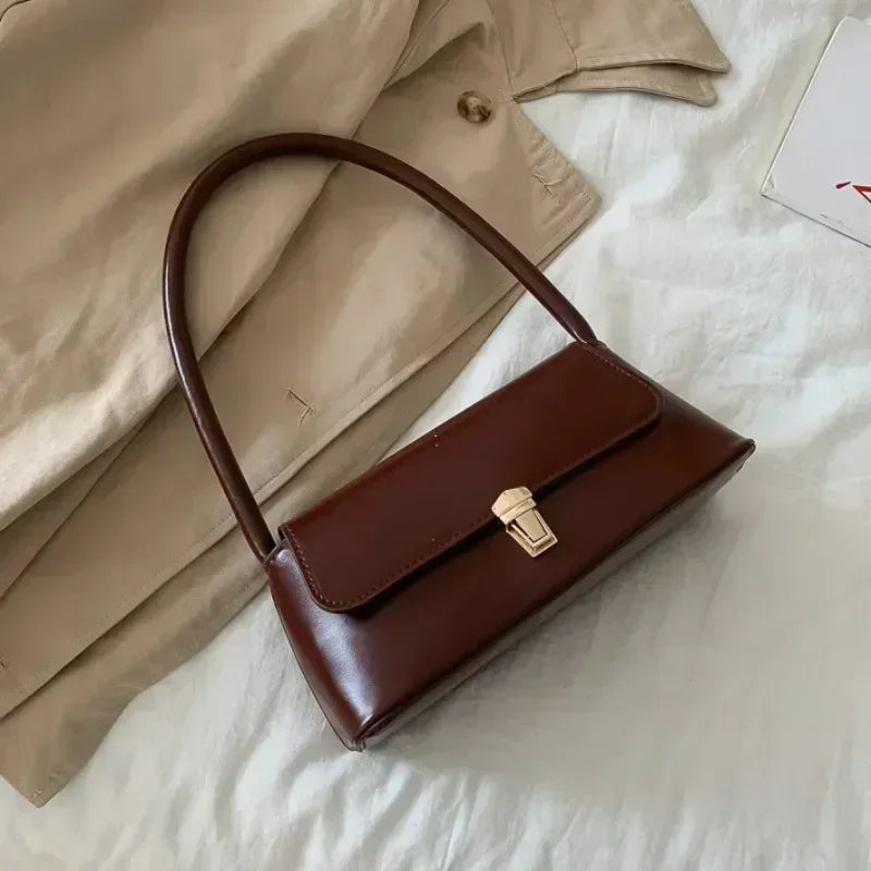 PU Saddle Shoulder Bag
