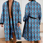 Leopard Robe 2Pcs Pajamas Bathrobe