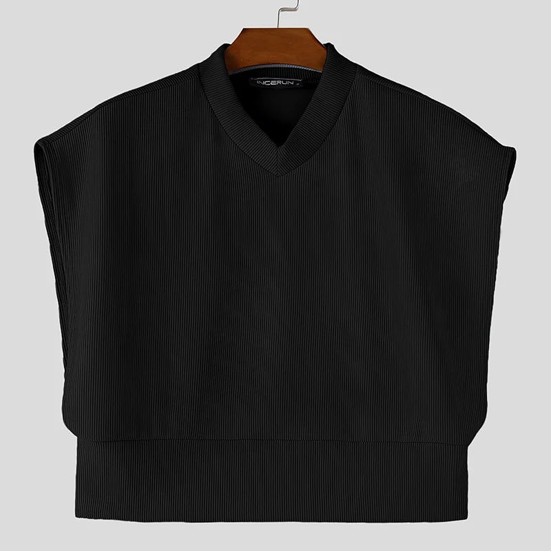 INCERUN Loose Crop Tank Top