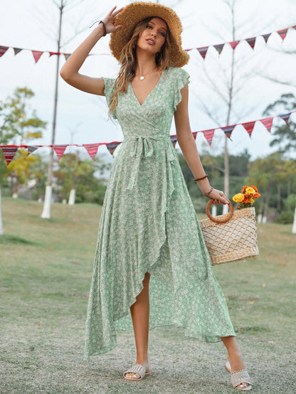 Bohemian Short-sleeve Dress