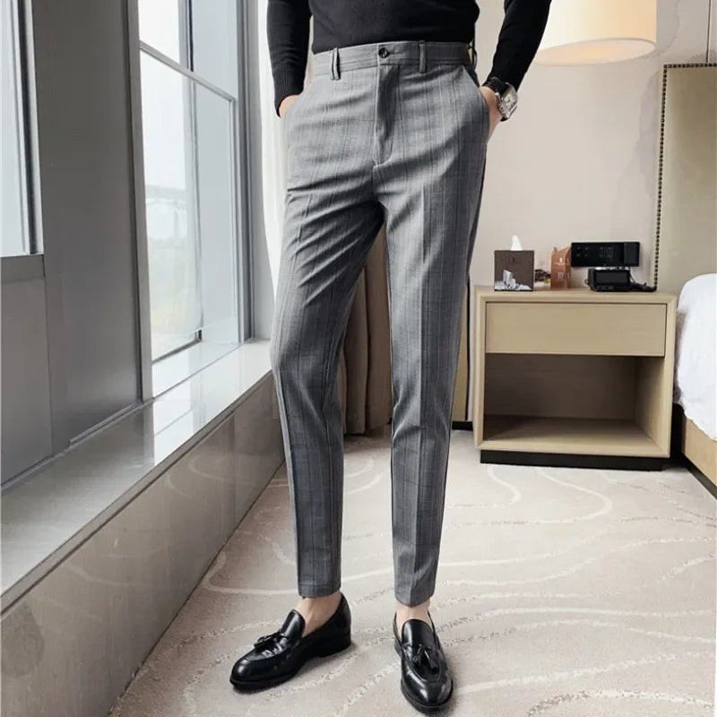 Slim Formal Wedding Suit Trousers
