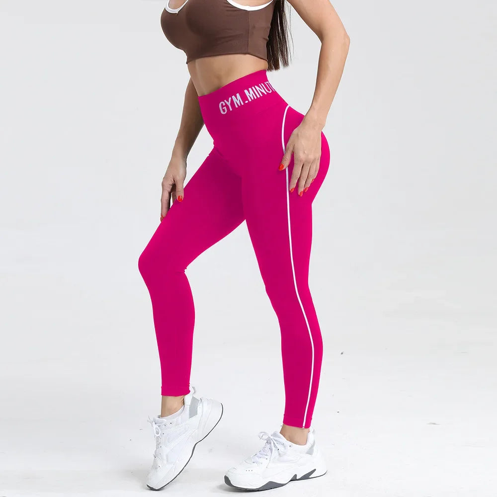 MODX Color-Block Letter Leggings