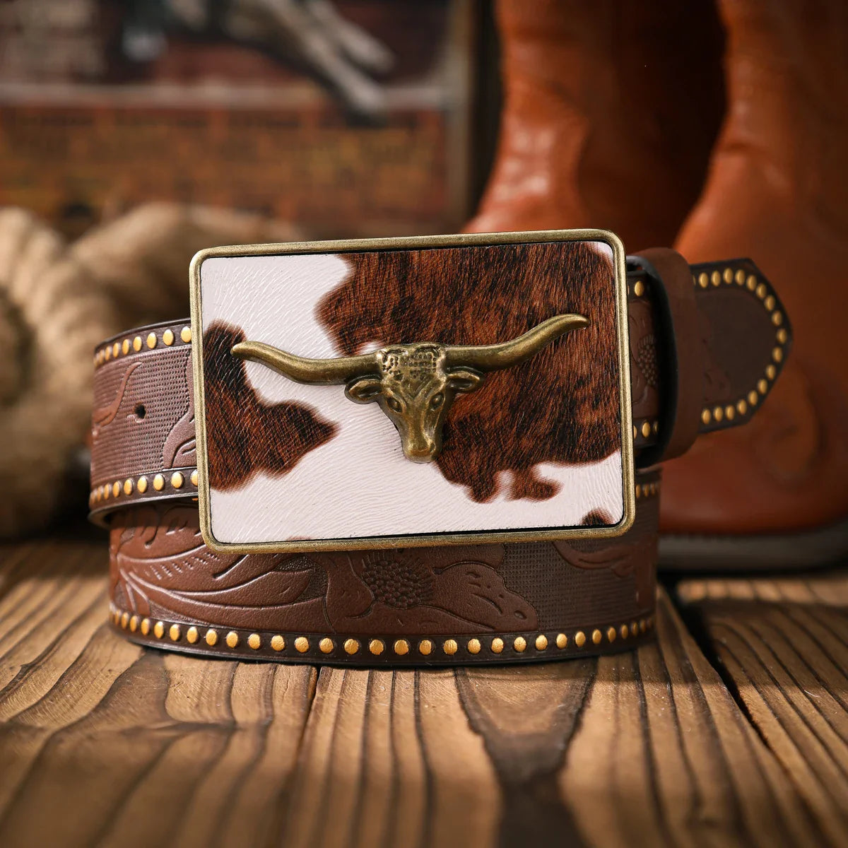 Casual retro PU belt