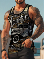 Street Graffiti Print Tank Top