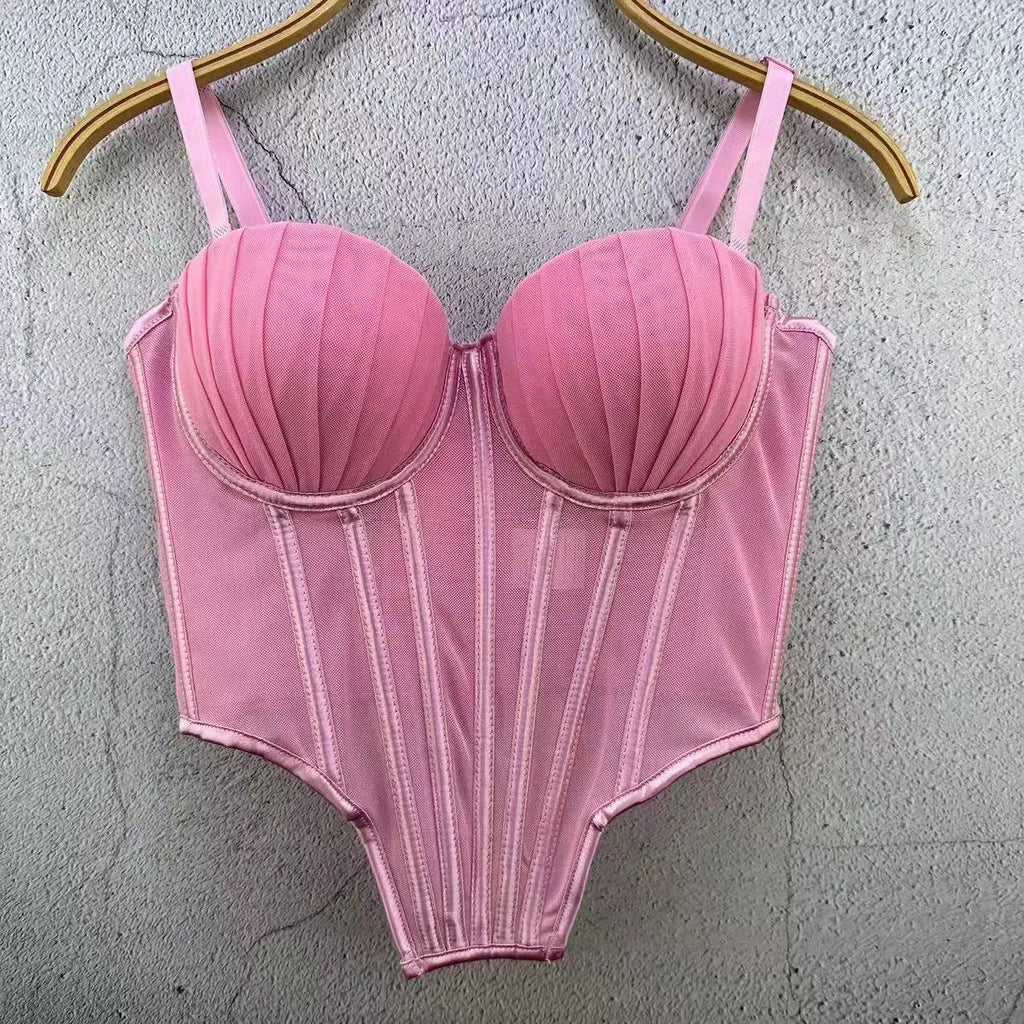 Solid Overbust Corset