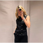Button Vest Coat
