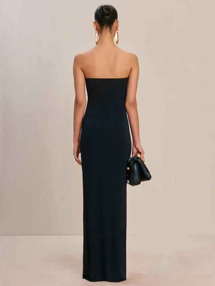 Strapless Backless Bodycon Dress
